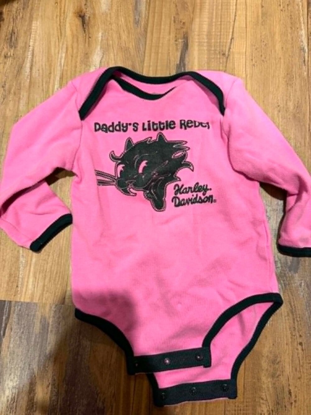 Baby Girl Harley Davidson Bodysuit 18 Months